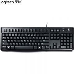 羅技（Logitech）K120 鍵盤 有線鍵盤 辦公鍵盤 全尺寸 黑色 USB接口